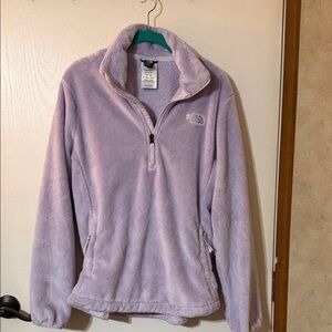 The North Face Lavender Quarter-Zip Fleece Pullover